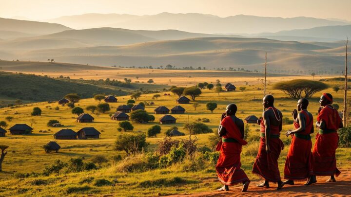 Besuch eines Masai-Dorfes