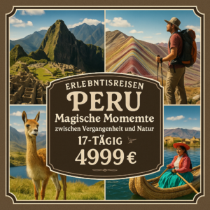 Erlebnisreisen Peru: Magische Momente zwischen Vergangenheit und Natur 17-tägig inkl. Flüge Mittelklassehotels mit Verpflegung Inkl. Ausflüge & Ein Erlebnisferien und Abenteuerreisen online kaufen