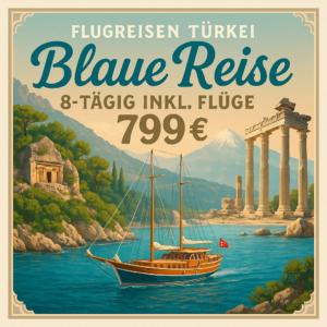 Flugreisen Türkei - Blaue Reise: Kreuzfahrt mit einem Motorsegler ab/an Kemer 8-tägig inkl. Flüge Motorsegler mit Vollpension Idyllische Buchten & Erlebnisferien und Abenteuerreisen online kaufen Flugreisen Türkei - Blaue Reise: Kreuzfahrt mit einem Motorsegler ab/an Kemer 8-tägig inkl. Flüge Motorsegler mit Vollpension Idyllische Buchten & Erlebnisferien und Abenteuerreisen online kaufen