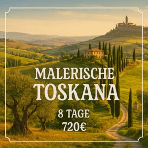 Rundreisen Italien - Toskana: Flexible Mietwagen-Rundreise ab/an Florenz: Malerische Toskana 7 Nächte Route, Dauer und weitere Reisebestandteile flex