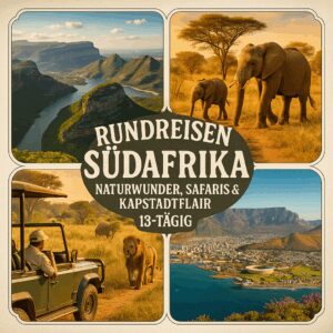 Rundreisen Südafrika: Naturwunder, Safaris & Kapstadtflair 13-tägig inkl. Flüge Boutiquehotels/Lodges mit Verpflegung Max. 16 Teilnehmer pro Termin
