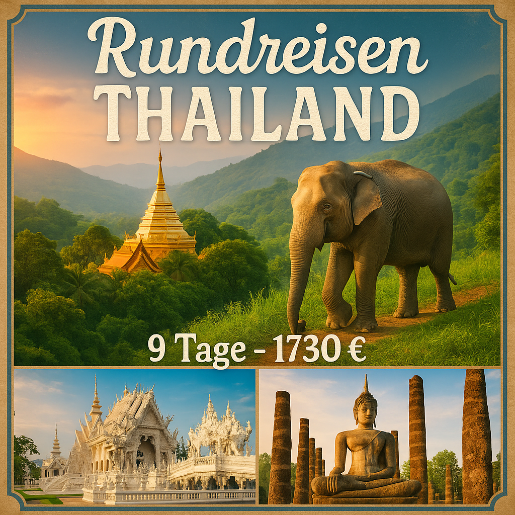 Rundreisen Thailand : Individuelle Rundreise ab/an Bangkok: Nordthailand und Goldenes Dreieck 8 Nächte Vor- und Nachprogramm sowie weitere Reisebesta Rundreisen Thailand : Individuelle Rundreise ab/an Bangkok: Nordthailand und Goldenes Dreieck 8 Nächte Vor- und Nachprogramm sowie weitere Reisebesta