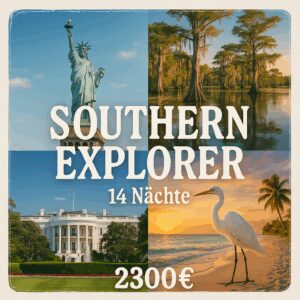 Rundreisen USA - Osten: Individuelle Rundreise ab New York bis Miami: Southern Explorer 13 Nächte Vor- und Nachprogramm sowie weitere Reisebestandtei