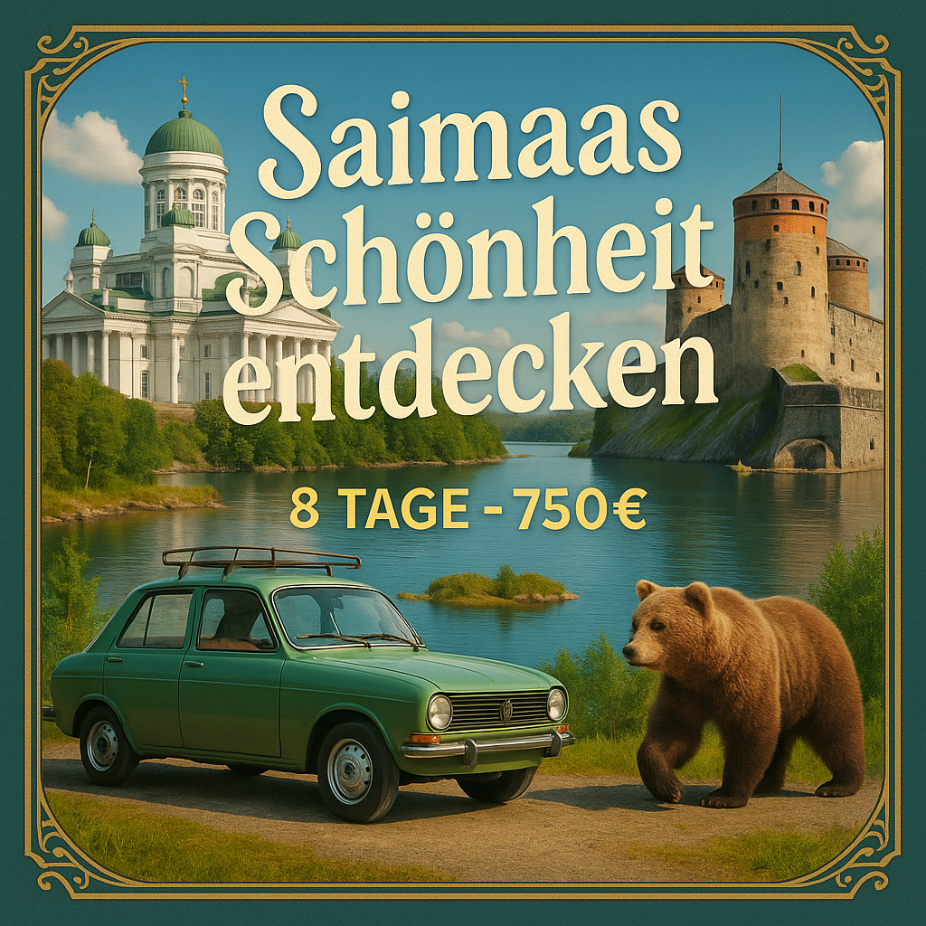 Rundreisen Finnland - Saimaa: Flexible Mietwagen-Rundreise ab/an Helsinki: Saimaas Schönheit entdecken 7 Nächte Route, Dauer und weitere Reisebestan