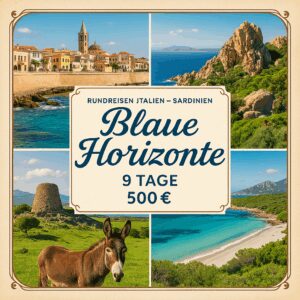 Rundreisen Italien - Sardinien: Flexible Mietwagen-Rundreise ab/an Olbia: Küsten, Altstädte & Inselvielfalt 8 Nächte Route, Dauer und weitere Reise