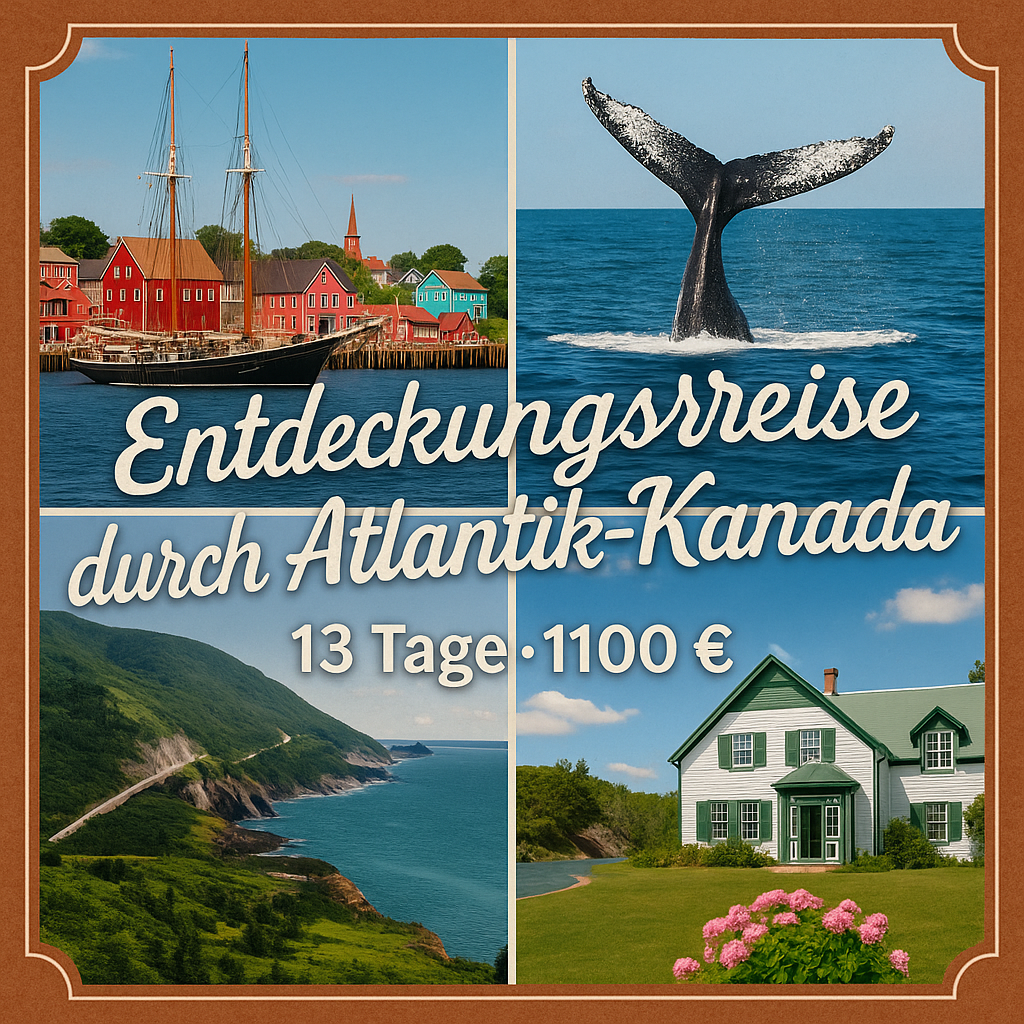 Rundreisen Kanada - Atlantik Kanada: Flexible Mietwagen-Rundreise ab/an Halifax: Entdeckungsreise durch Atlantik Kanada 18 Nächte Route, Dauer und we