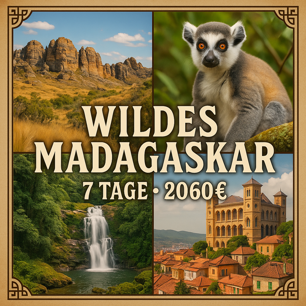 Rundreisen Madagaskar: Individuelle Rundreise ab/an Antananarivo: Wildes Madagaskar 6 Nächte Vor- und Nachprogramm sowie weitere Reisebestandteile in