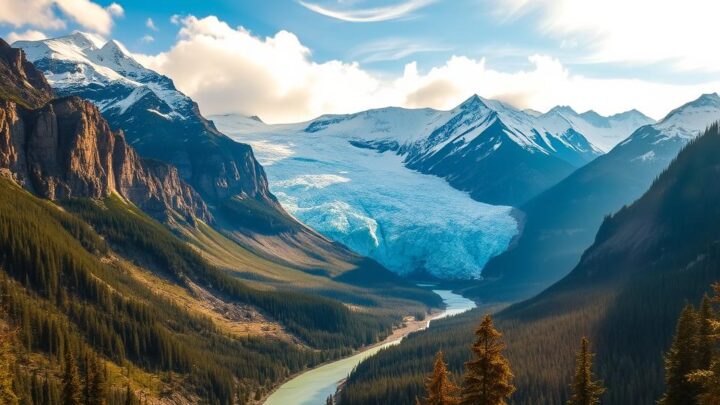 Athabasca-Gletscher