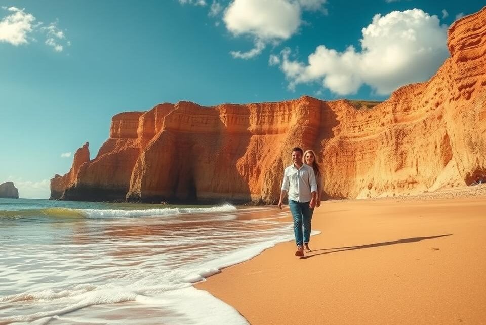 praia da falesia portugal