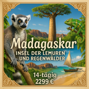 Rundreisen Madagaskar: Insel der Lemuren und Regenwälder 14-tägig inkl. Flüge Mittelklassehotels inkl. Frühstück Inkl. Ausflüge & Eintritte i. W
