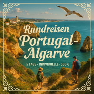 Rundreisen Portugal - Algarve: Individuelle Rundreise ab/an Faro: Wandern zwischen Meer und Felsen an der Algarve 4 Nächte Vor- und Nachprogramm sowi