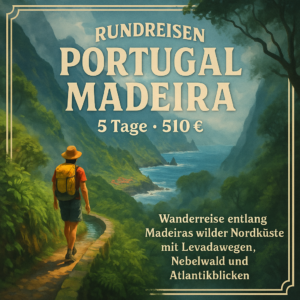 Rundreisen Portugal - Madeira: Wanderreise entlang Madeiras wilder Nordküste mit Levadawegen, Nebelwald und Atlantikblicken 4 Nächte Vor- und Nachpr