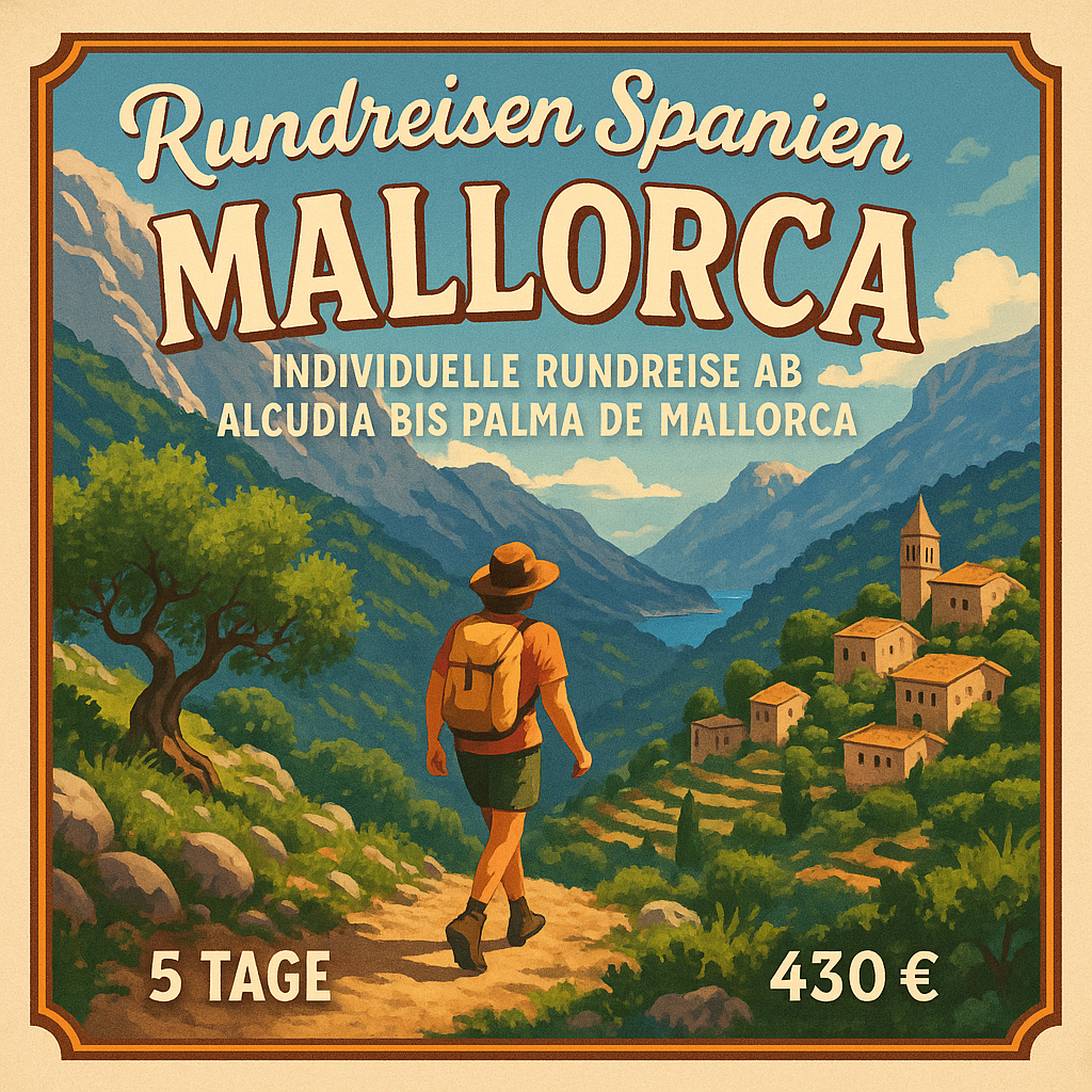Rundreisen Spanien - Mallorca: Individuelle Rundreise ab Alcudia bis Palma de Mallorca: Wandern durch das spektakuläre Tramuntana Gebirge