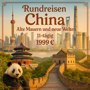 Rundreisen China: Alte Mauern und neue Welten 11-tägig inkl. Flüge 4-Sterne-Hotels mit Frühstück Inkl. Ausflüge & Eintritte i. W. v. ca. 350 €