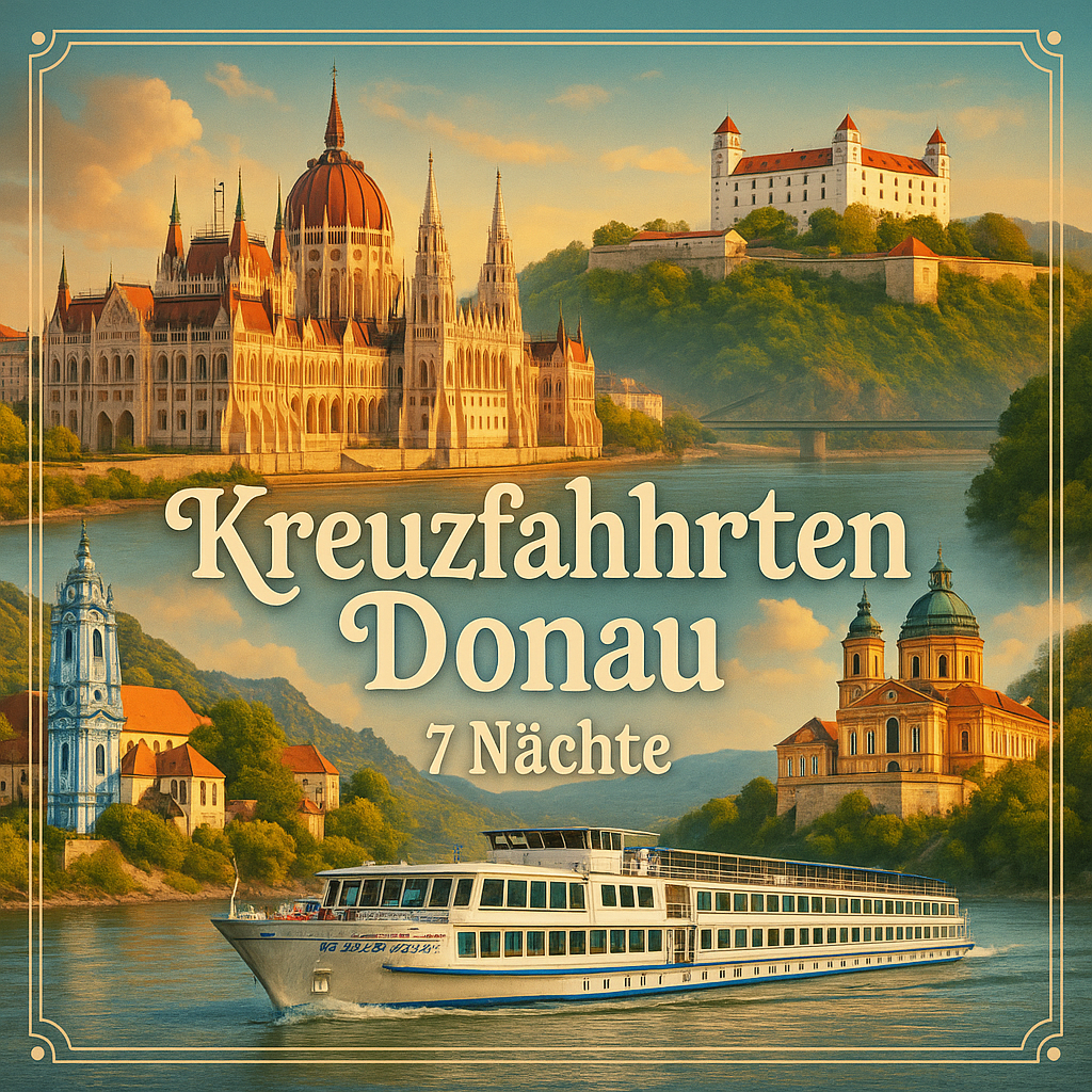 Kreuzfahrten Donau: Flusskreuzfahrt mit MS Rousse Prestige ab/an Passau 7 Nächte Premium-Plus-Schiff mit Vollpension Inkl. Getränkepaket an Bord