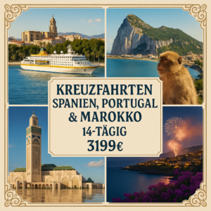 Kreuzfahrten Spanien, Portugal & Marokko: Kreuzfahrt mit MS Hamburg von Málaga bis Lissabon 14-tägig inkl. Flüge Premium-Schiff mit Vollpension Sil