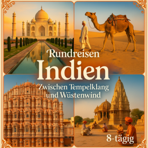 Rundreisen Indien: Zwischen Tempelklang und Wüstenwind 8-tägig inkl. Flüge Mittelklassehotels mit Frühstück Inkl. Ausflüge & Eintritte i. W. v.