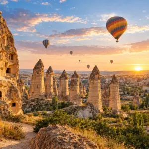 Rundreisen Türkei – Kappadokien & Pamukkale: Wo Naturwunder auf jahrtausendealte Spuren treffen 8-tägig inkl. Flüge 4-Sterne-Hotels mit Halbpension